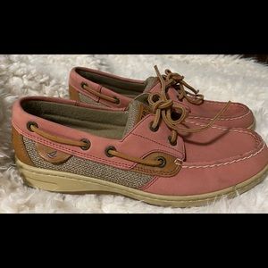 Pink sperry Top-Sider size 8.5 new condition